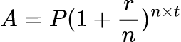 数学公式: 复利计算器