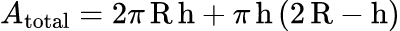 Total Surface Area: Calculateur de volume et de surface d'une calotte sphérique (sphère tronquée)