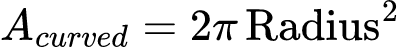 Curved Surface Area: Калькулятор полусферы