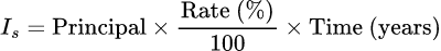 Simple Interest: Calculateur de taux d'intérêt