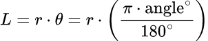 Formula: Arc Length Calculator