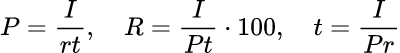 Rearranged Forms: 單利計算機（I = Prt）