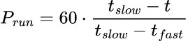 Run Points: 美国空军体能测试计算器