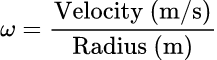 Angular Velocity: 向心加速度计算器