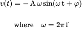 Velocity v(t): 简谐运动计算器
