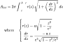 Lateral (Curved) Surface Area: حاسبة حجم القطعة من المجسم الإهليلجي الدوراني