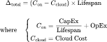 Total Cost Over Lifespan: 雲端 vs 地端 TCO 總體擁有成本計算器