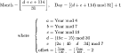 Orthodox (Julian) Easter: 復活節日期與相關節期計算器