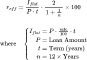 Effective Reducing Rate: Calculateur de taux d'intérêt fixe vs dégressif