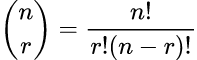 Formule: Calculateur de Combinaisons