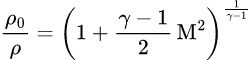 Density Ratio (rho0/rho): Máy Tính Dòng Đẳng Entropy