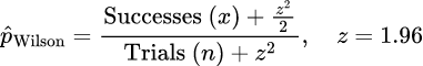 Wilson Estimate: 點估計計算器