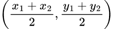 Formula: Midpoint Calculator