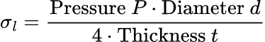 Longitudinal (Axial) Stress: Çember Gerilmesi Hesaplama Aracı