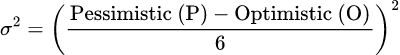 Variance: Калькулятор PERT-оценки