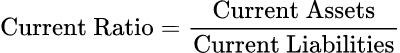 Current Ratio: 營運資金計算機