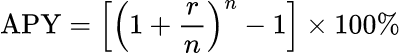 公式: APY計算機