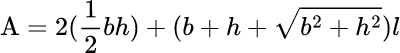 Formule: Calculatrice de Surface de Prisme Triangulaire