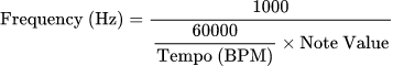 Frequency (Hz): 延遲與殘響時間計算器