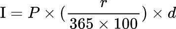 數學公式: 每日利息計算機