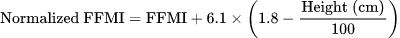 Normalized FFMI: Calculateur d'indice de masse maigre (FFMI)