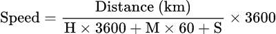 Speed (km/h): 跑步配速計算器