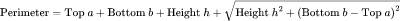 Perimeter: 直角台形 計算ツール
