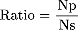 Turns Ratio: Калькулятор идеального трансформатора