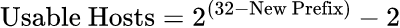 Usable Hosts per Subnet: सबनेट की संख्या कैलकुलेटर
