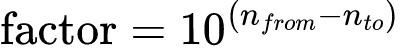 Conversion factor: 公制（SI 词头）单位换算计算器