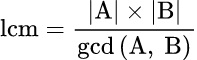 LCM (from GCD): 最大公因數計算機