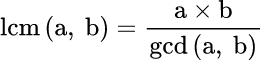 LCM (from GCD): Calculateur de PGCD avec l'algorithme d'Euclide