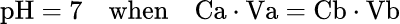Neutral (equivalence): 强酸强碱混合后pH值计算器