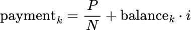 Equal-principal payment: ボーナス併用ローン返済計算（日本の住宅ローン）