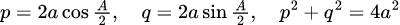 Diagonals from side and angle: Calculadora de Rombos