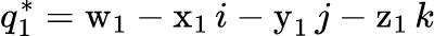 Conjugate of q1: Калькулятор кватернионов
