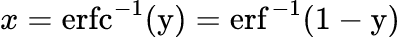 Inverse Complementary Error Function: प्रतिलोम त्रुटि फलन और प्रतिलोम पूरक त्रुटि फलन कैलकुलेटर