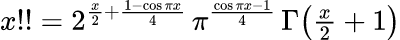 Double factorial (real x): Калькулятор факториала и двойного факториала