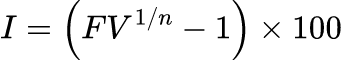 数学公式: $1 复利利率表生成器