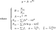 صيغة رياضية: حاسبة الانحدار الأسي الموزون بالتكرار (y = A&middot;e^(Bx))