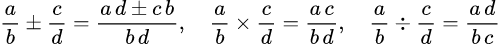 數學公式: 分數計算機