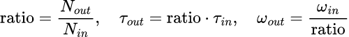 数学公式: 齿轮比计算器（扭矩与转速）