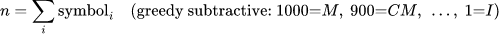 Formula: Roman Numeral Date Converter