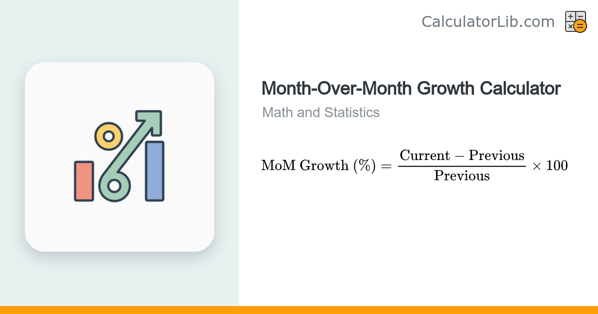 Month-Over-Month Growth Calculator | MoM % - CalculatorLib
