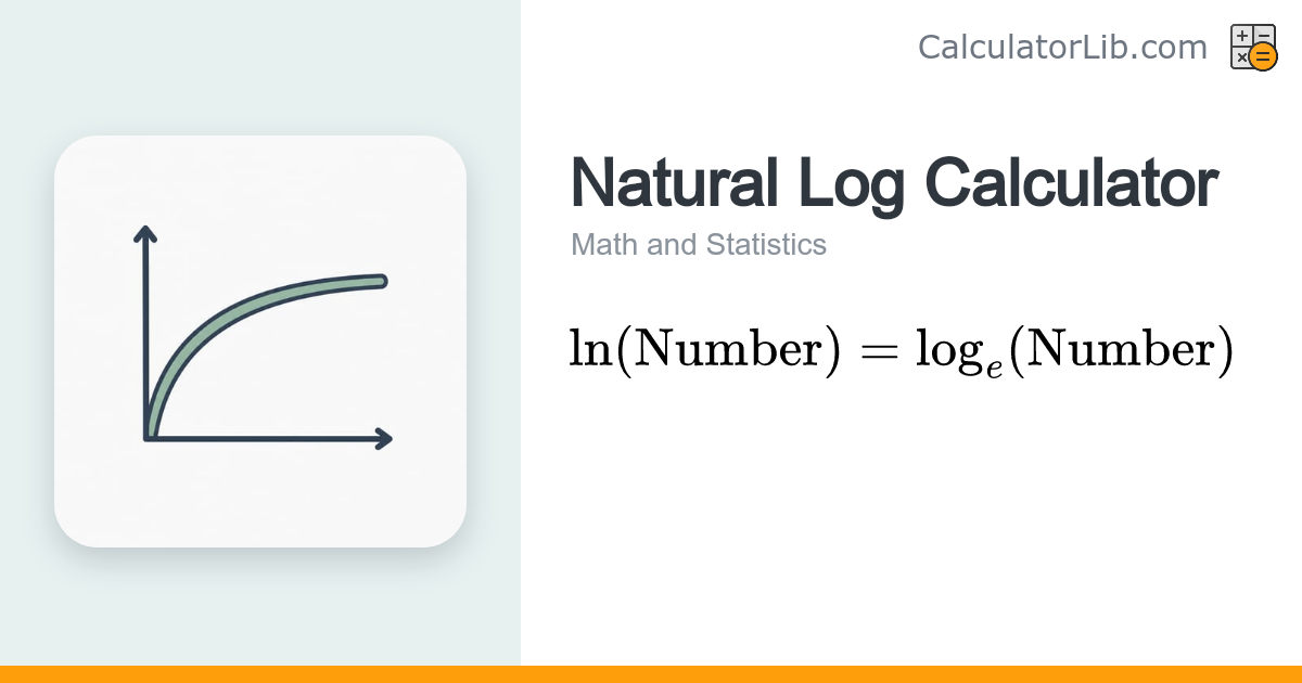 Natural Log Calculator - CalculatorLib