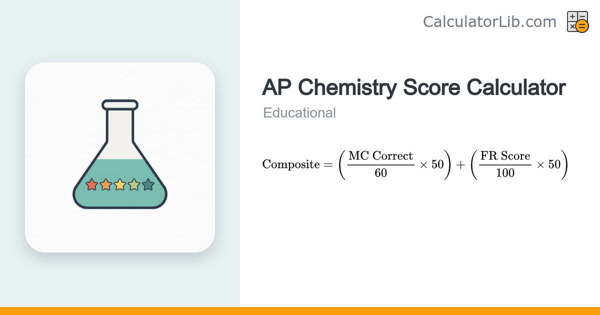 AP Chemistry Score Calculator - CalculatorLib