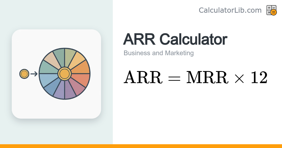 ARR Calculator | Annual Recurring Revenue - CalculatorLib