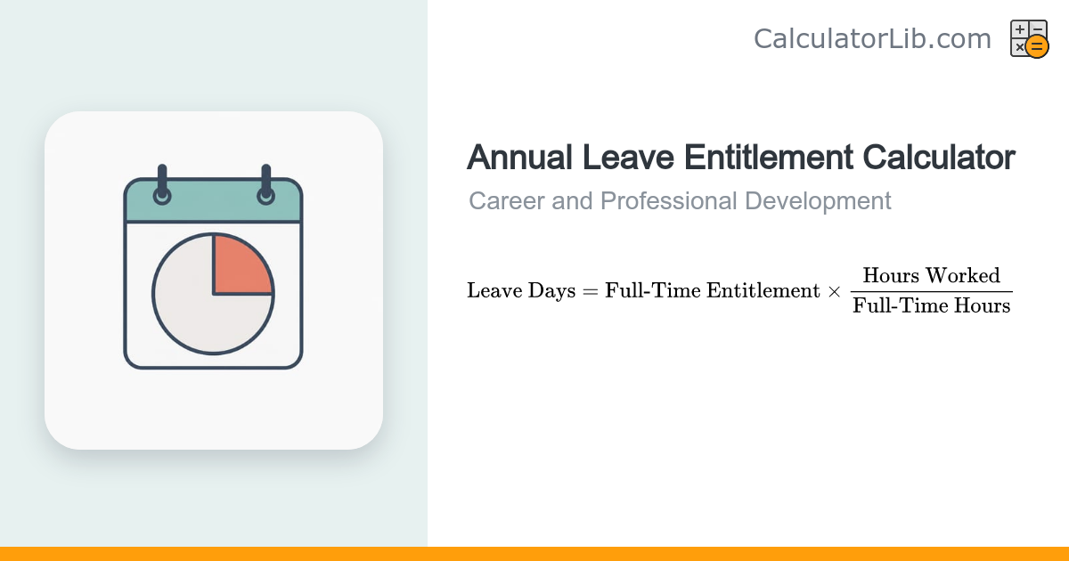 Annual Leave Entitlement Calculator | Pro-Rata Days - CalculatorLib