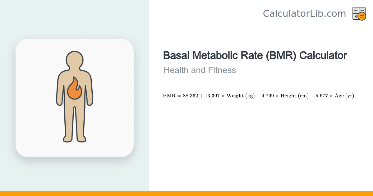 Basal Metabolic Rate (BMR) Calculator — Revised Harris-Benedict ...
