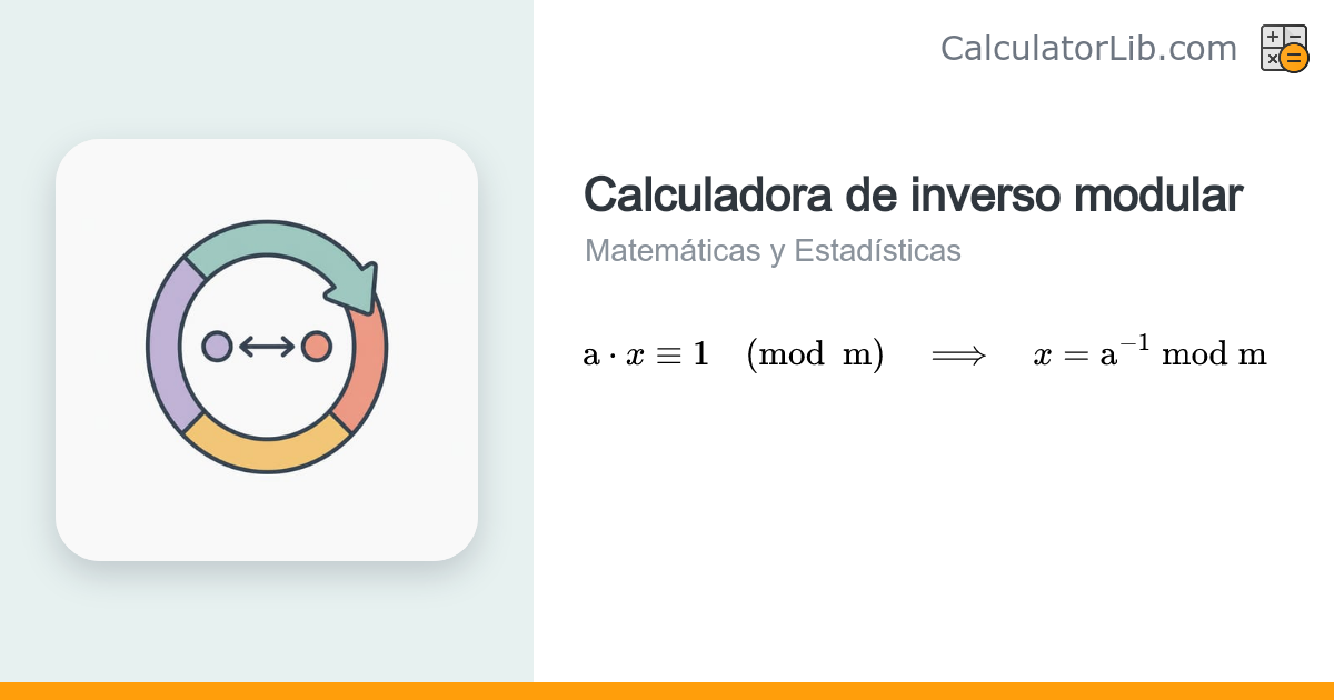 Calculadora de inverso modular – Inverso multiplicativo módulo m ...